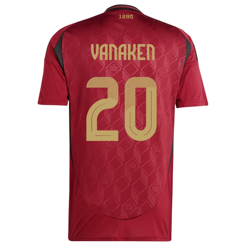 Hans Vanaken officieël shirt Rode Duivels Belgie 2024/2026