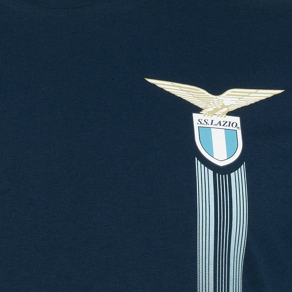 Lazio SS blauw t-shirt met logo - Afbeelding 2