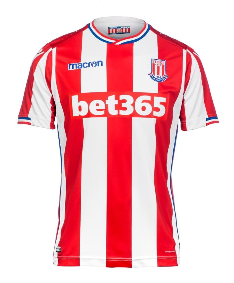 Macron home shirt Stoke City 2017/18
