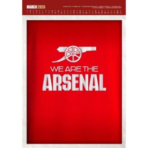 Alternative view of Arsenal FC Deluxe Calendar 2026