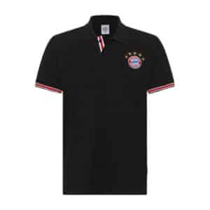 Zwarte polo FC Bayern Munchen ‘five stars’