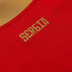 Alternative view of Servië puma home shirt 2022/23